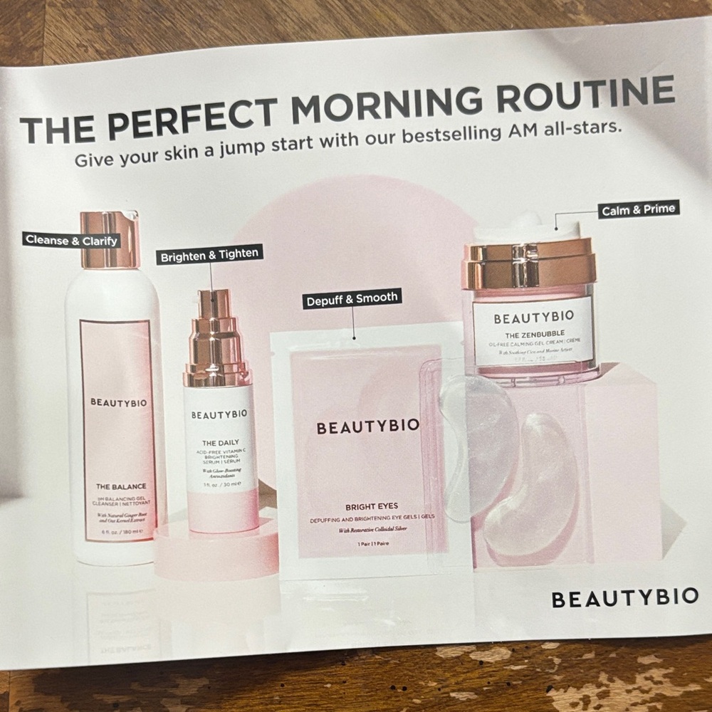 Beautybio Set with Makeup bag and trial size products. - Picture 2 of 4